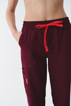 Брюки медицинские женские Лаконико, бордо
