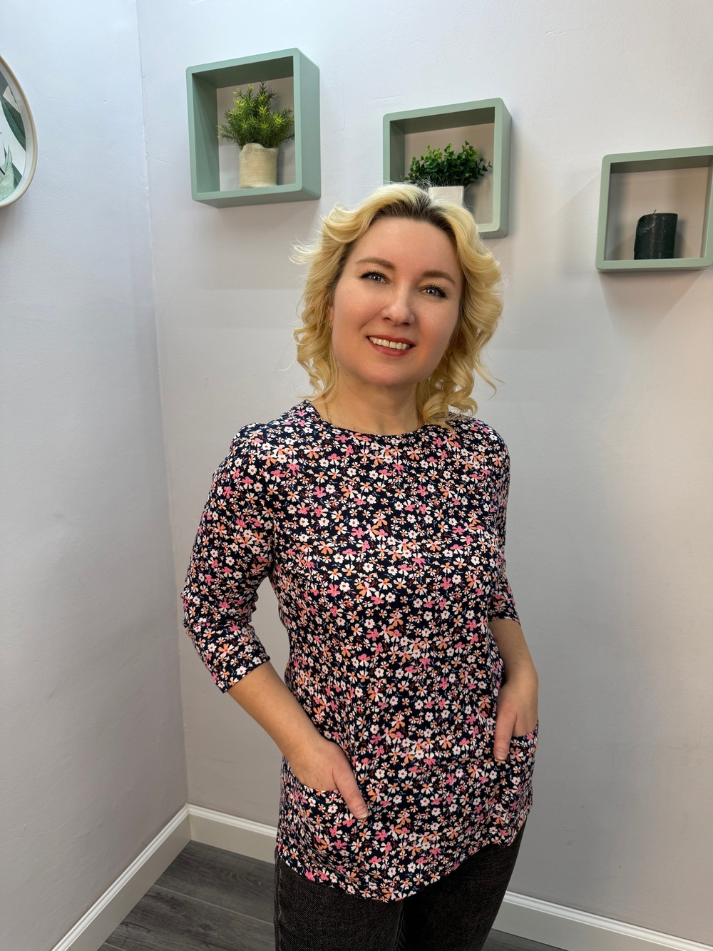 Туника женская "Д-37 К.П" рукав 3/4 (СТИЛЬ)