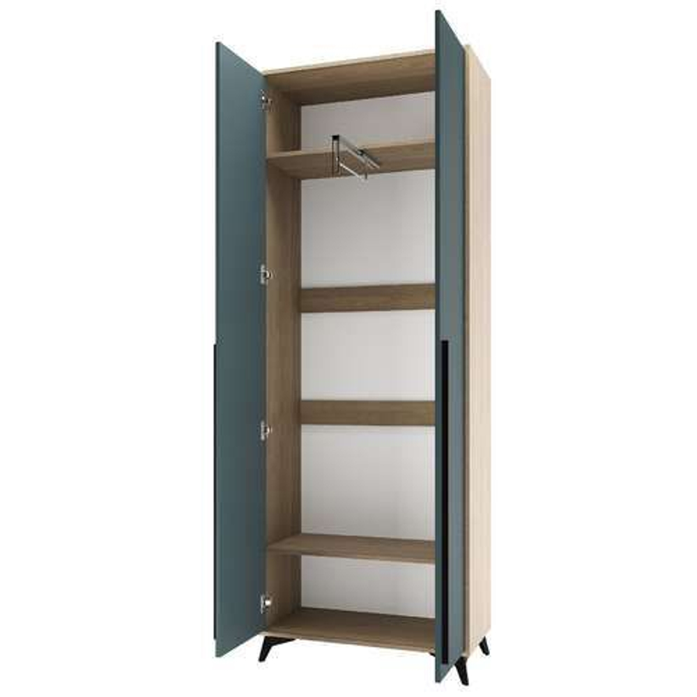 Прихожая с зеркалом комплект мебели Сатин 280х41,1х220 см