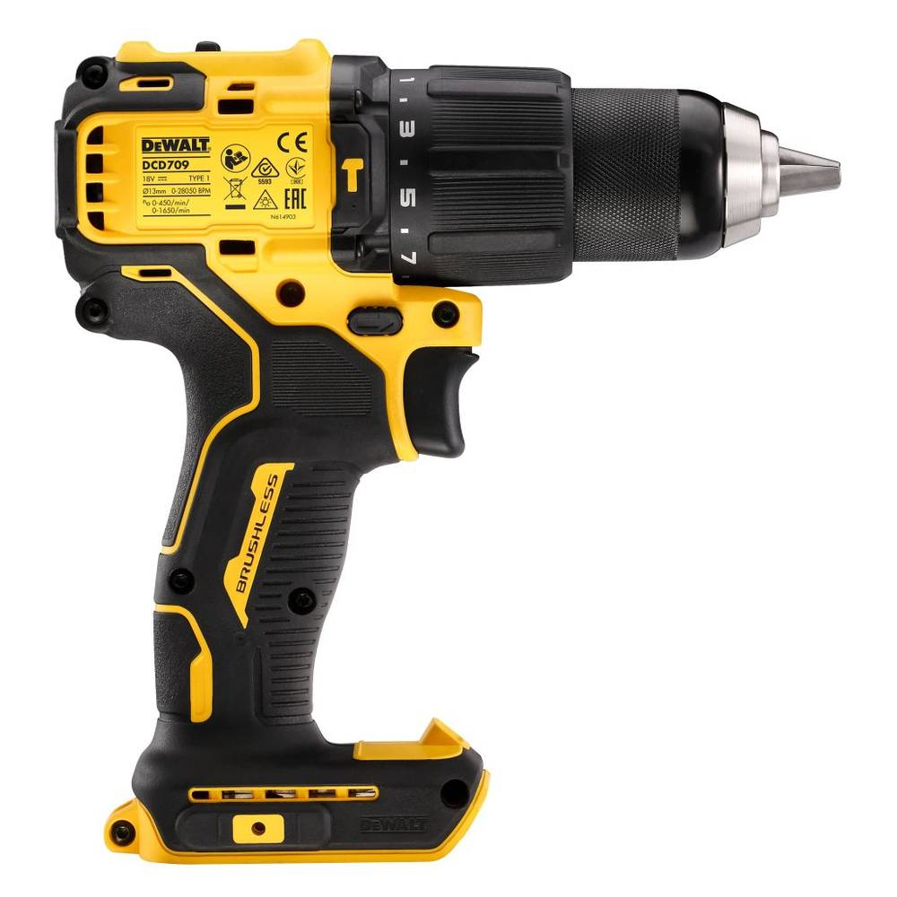 Аккумуляторная дрель-шуруповерт DeWalt DCD709P2T ударная