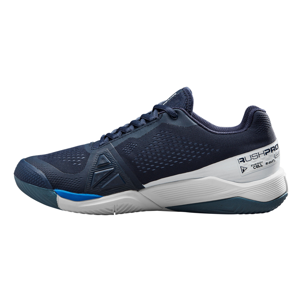 Мужские теннисные кроссовки Wilson Rush Pro 4.0 All Court Shoe Men - Dark Blue, White