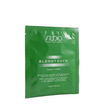 Обесцвечивающий порошок "Dust Free" женьш.и рис.прот. Studio 30г