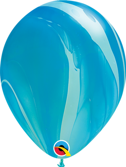 Супер Агат Blue Qualatex 11"