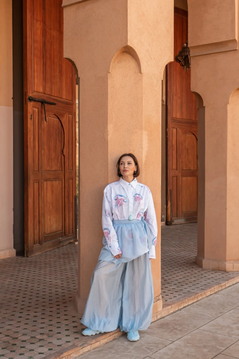 Брюки алладины вуаль REDKOE