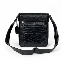 Мессенджер-Сумка через плечо Zilli из кожи крокодила