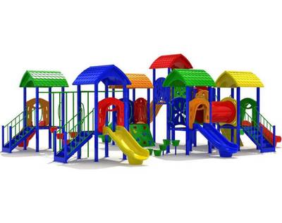 Детская игровая зона «Квадрат Приключений» 10.8x10x4 м