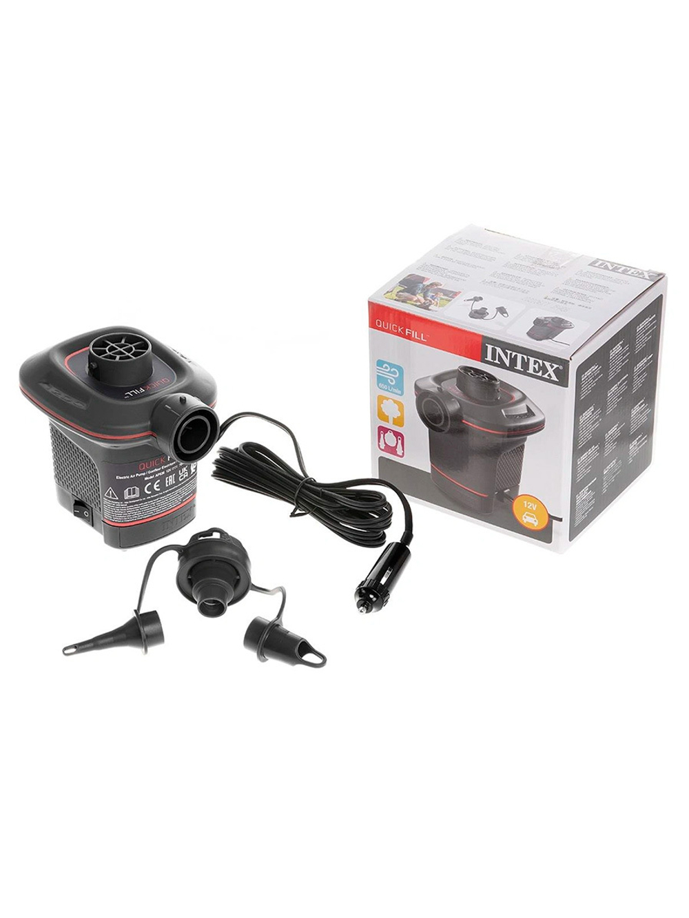 Насос INTEX электрический 12v (66636)