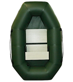 Лодка ПВХ Polar Bird Чирок Гребная PB-190Т Teal со стеклокомпозитной сланью и банкой Зелёная