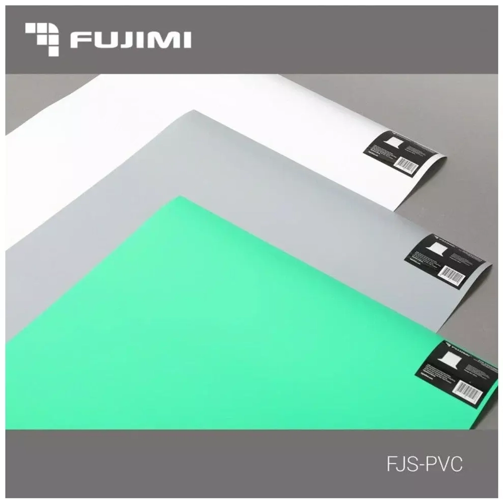 Фон из высококачественного пластика Fujimi FJS-PVCW0613, 60х130, белый 1688