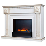 Каминокомплект Real Flame Imperia 26/33 WT с очагом 3D Cassette 630 Black Panel