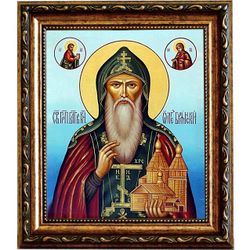 Олег Брянский Святой благоверный князь. Икона на холсте.