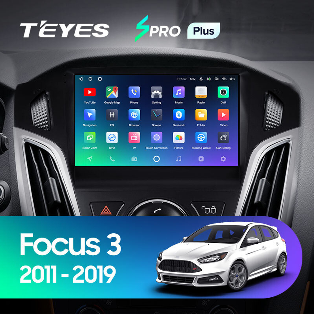 Teyes SPRO Plus 9" для Ford Focus 2011-2019