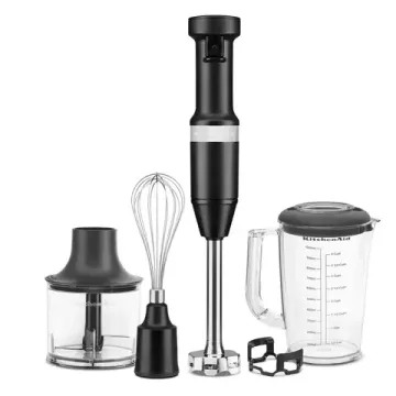 Погружной блендер KitchenAid (5KHBV83EBM), матовый черный