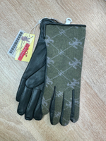 Перчатки.Женские.Кожаные.Люкс качества. Подклад: плюш-флис. 5 шт в упаковке.