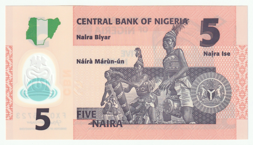 Nigeria, 5 Naira, 2021 – Polymer Banknote Honoring Nigeria's First Prime Minister (UNC)