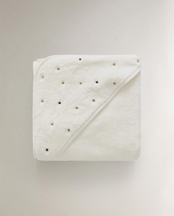 ZARA HOME ДЕТСКОЕ ПОЛОТЕНЦЕ С КАПЮШОНОМ