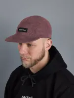 Купить Кепка Antisocial 5 panel Velvet Пыльная Роза Кепка Antisocial 5 panel Velvet Пыльная Роза