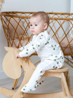 Комбинезон Mjölk Яблочки, с рукавом реглан