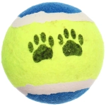 Мяч тенисный для активных игр «Счастливый хвост!», цвет синий/салатовый, d-6см