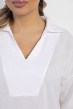 Блуза Легкость движения (белая) Б12945-30М LT Collection