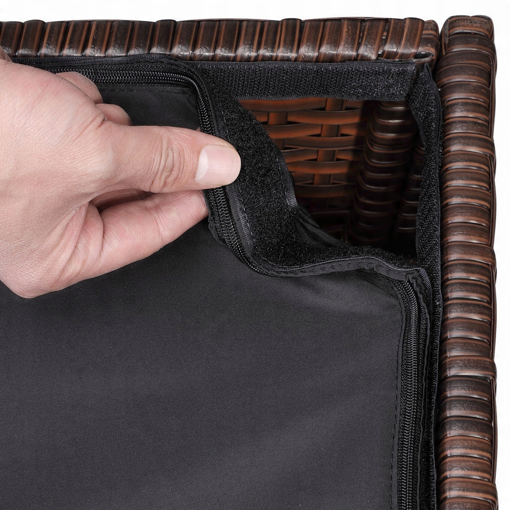 Сундук из искусственного ротанга для хранения подушек ДЕВОКО «Devoko»