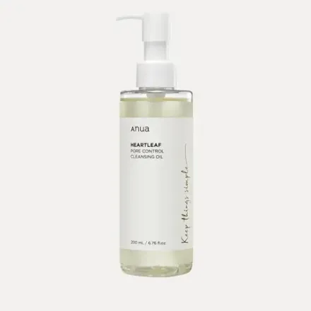 ANUA Масло гидрофильное очищающее Heartleaf Pore Control Cleansing Oil (200 мл)