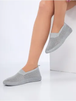 Мокасины летние текстильные