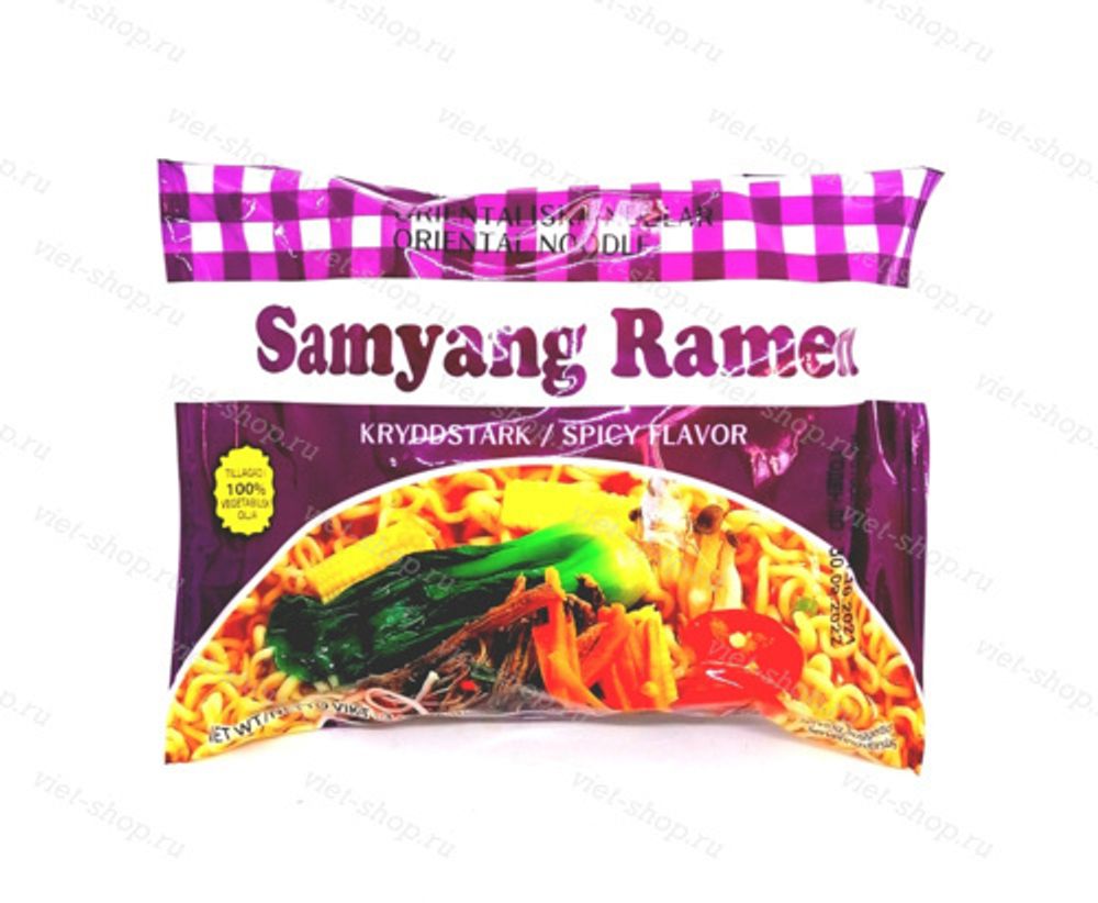 Лапша Samyang Spicy Flavor острая, 85 гр. - купить по выгодной цене с  доставкой в Москву, С-Петербург, Новосибирск, Хабаровск и другие города |  Интернет-магазин японских товаров Viet-Shop.Ru