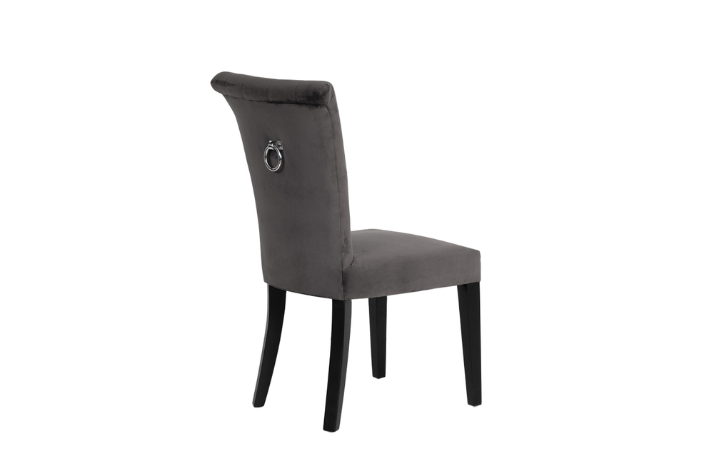 Стул Garda Decor 597 велюр серый Riv 96 98*101*88 см