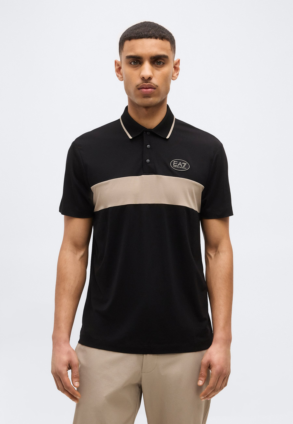 EA7 Emporio Armani GOLF PRO  - Футболка-поло - Чёрный