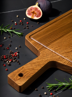 Разделочная доска 34х17 см с ручкой