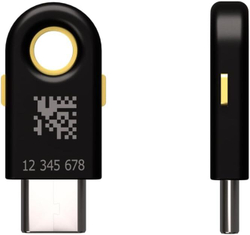 Yubico YubiKey 5C — Ключ безопасности для двухфакторной аутентификации (USB-C) Защитите свои онлайн-аккаунты с помощью FIDO-сертифицированного решения