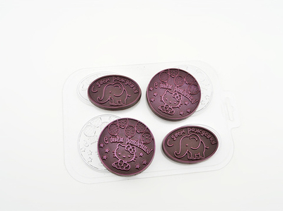 Форма для шоколада "Котики и слоники"