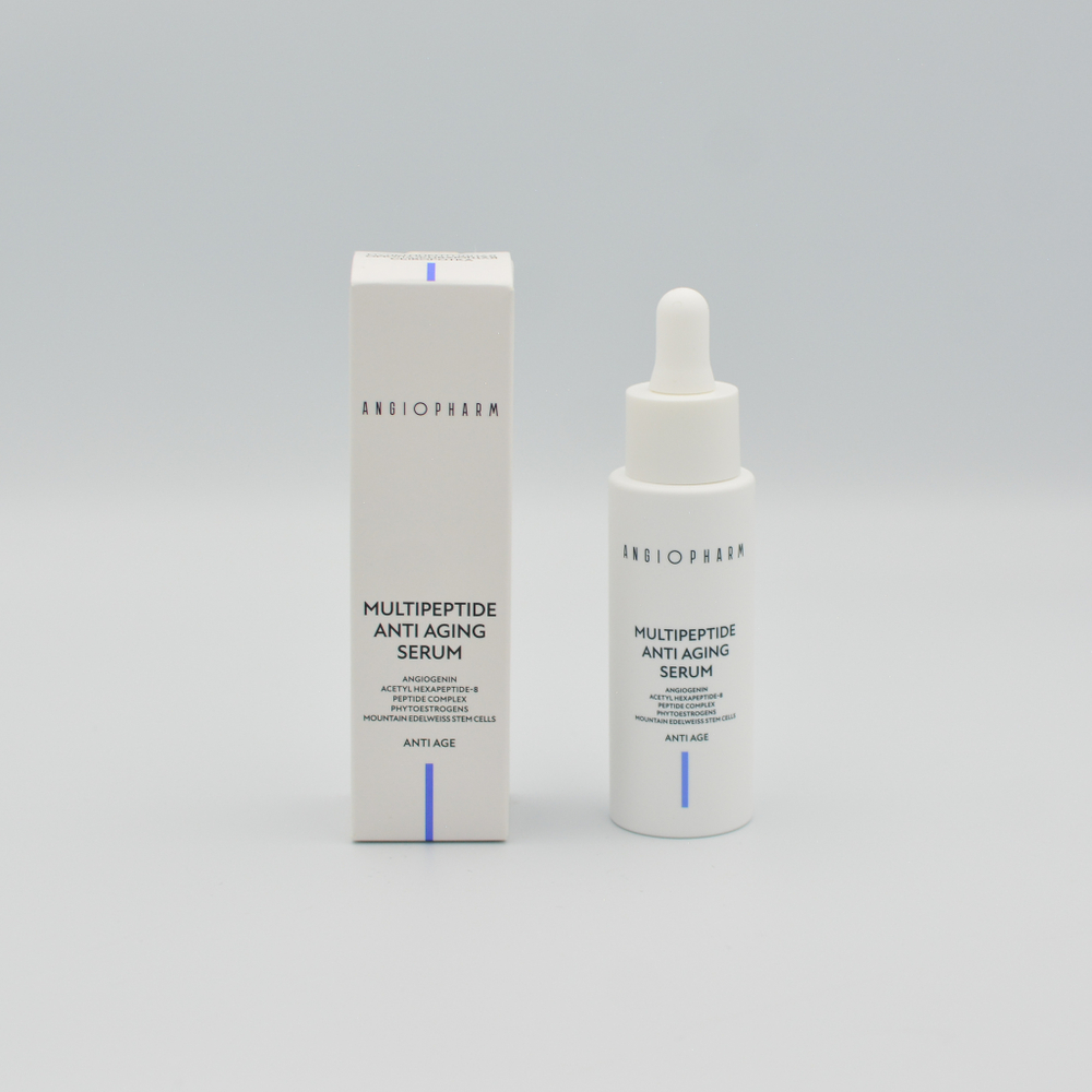 ANGIOPHARM Мультипептидная омолаживающая сыворотка для лица