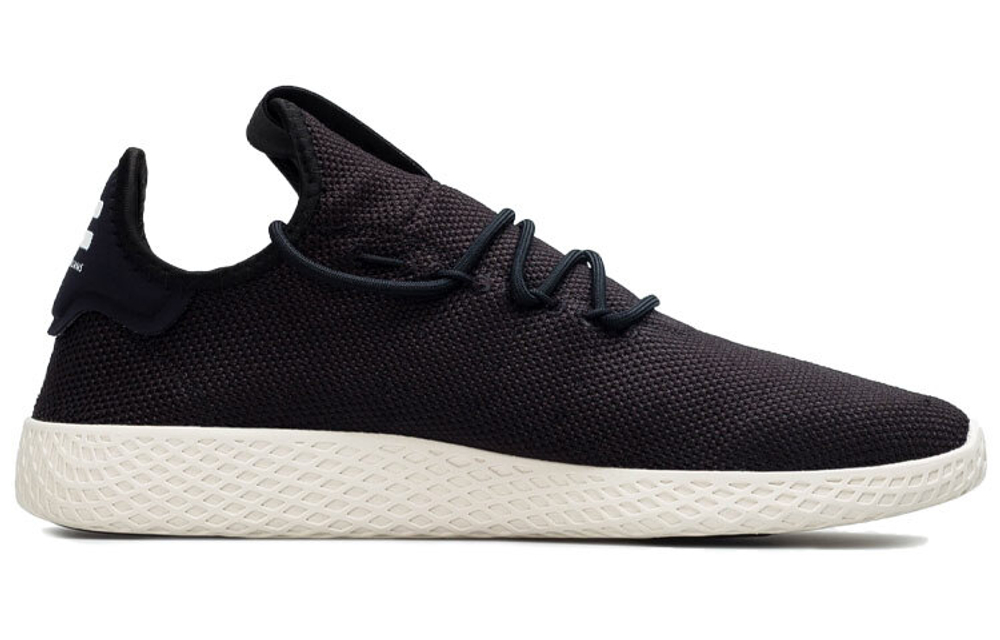 Pharrell Williams x adidas originals Tennis Hu shock absorption and wear-resistant low-top tennis shoes for men and women the same black