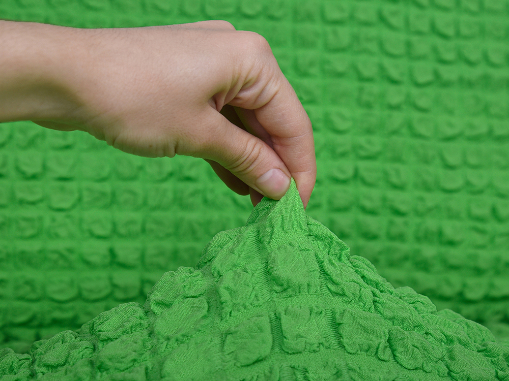 Чехол на трехместный диван без подлокотников Модерн, цвет Фисташковый