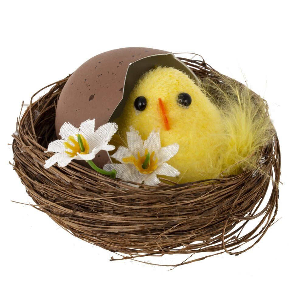 GAEM Набор из 2-х изделий декоративных "Гнездо пасхальное" (7*4,5), L15 W8 H7,5 см