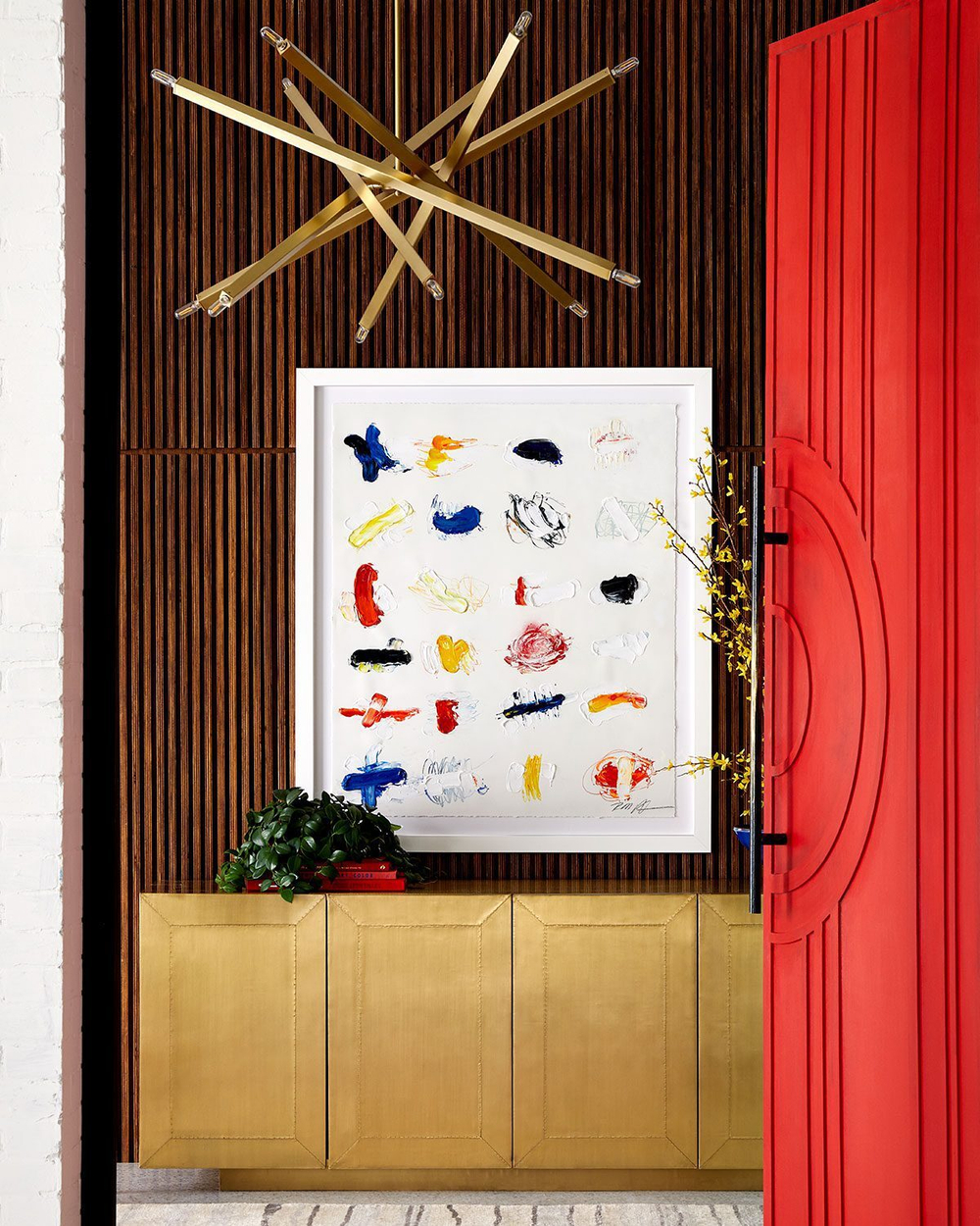 Золотая люстра “Пэрис”