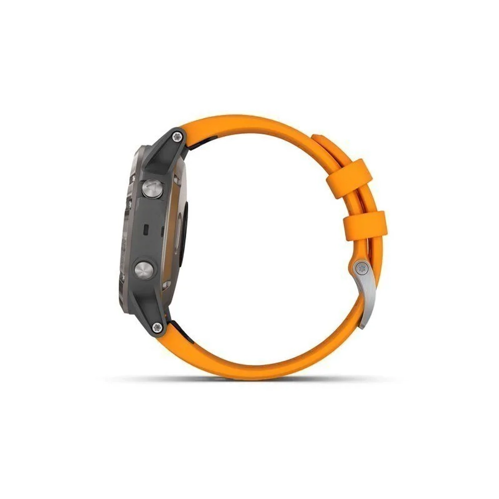 Смарт-часы Garmin Fenix 5 Plus Sapphire, титановый, 010-01988-16