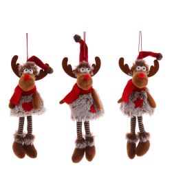 GAEM Изделие декоративное "Олень", с колпаком, L8 W6 H25/18 см, 3в.