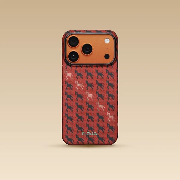 Чехол Pitaka Edge Case для iPhone 17 Pro Max, Бордовый | Maroon