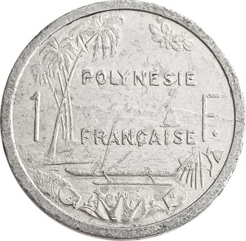 1 франк 1975-2019 Французская Полинезия