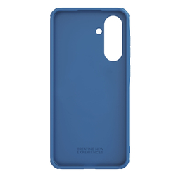 Усиленный двухкомпонентный чехол синего цвета от Nillkin для Samsung Galaxy A36 5G, серия Super Frosted Shield Pro