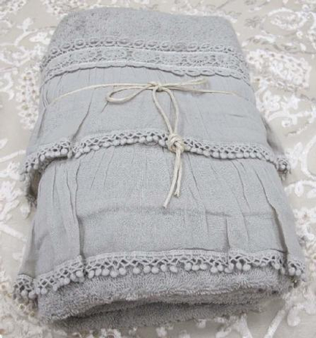 Набор полотенец 2шт Opificio Dei Sogni Violette argilla серый