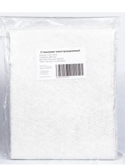 Стекломат конструкционный, плотность 300 гр/м, размер 1,25*1 метр (375 гр)