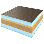 Панель звукоизоляционная Ruspanel RPG Comfort+ Wellness двухсторонняя 1250х600х28 мм