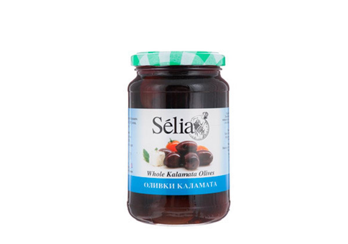 Оливки Каламата с косточкой Selia, 370г