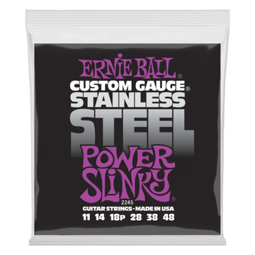 Струны для электрогитары ERNIE BALL 2245 Stainless Steel Slinky Power 11-48