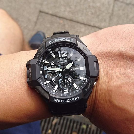 Мужские часы CASIO G-SHOCK GA-1100-1AER Black