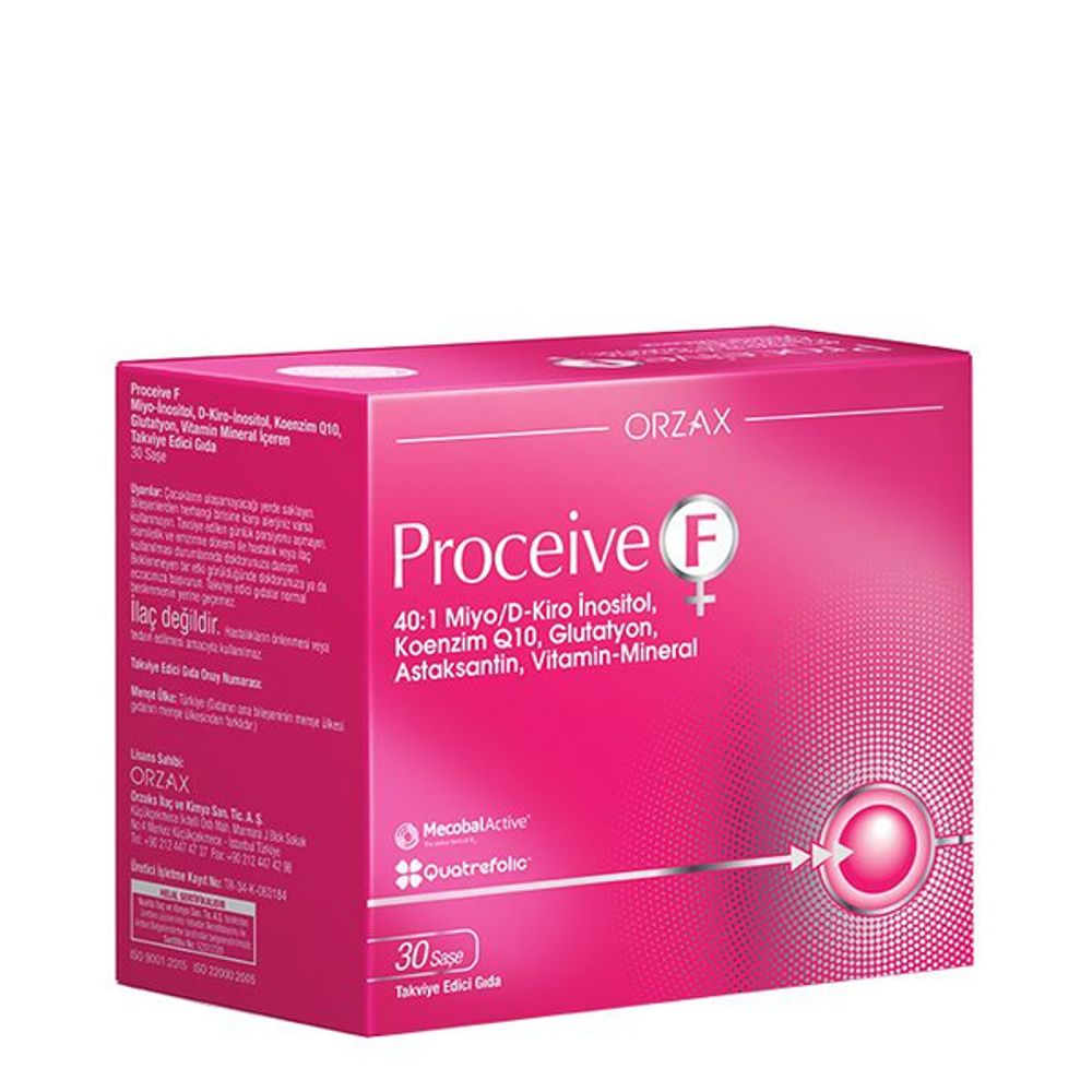 Orzax Proceive F 30 sahet.